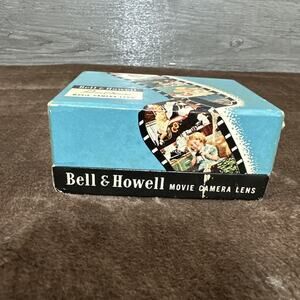 Bell & Howell Movie Camera Lens 2 1/2 x Telephoto Box Precision Collimated VTG